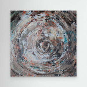 Eye of the Storm abstracte kunst gemaakt door Lianne de Witte.
