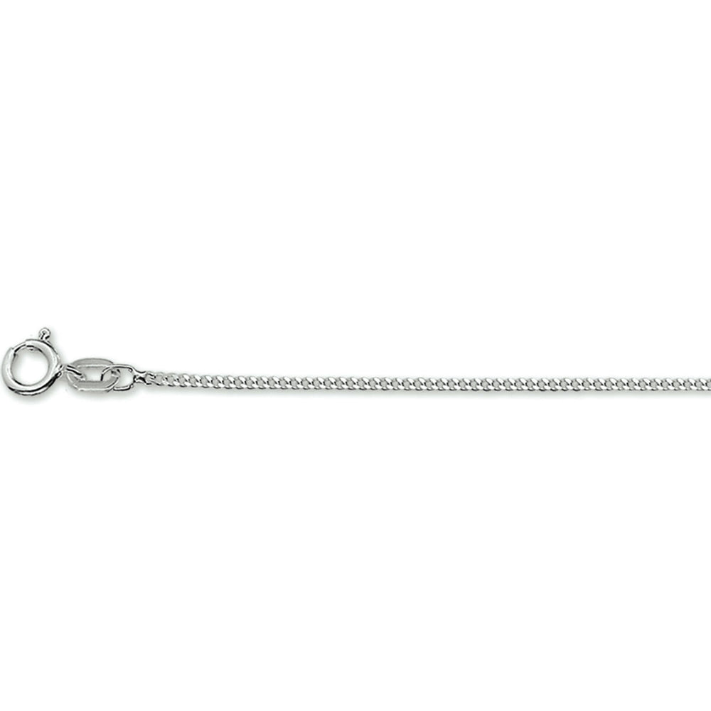 Collier gourmet schakel zilver 925, de schakelbreedte is 1.2mm.