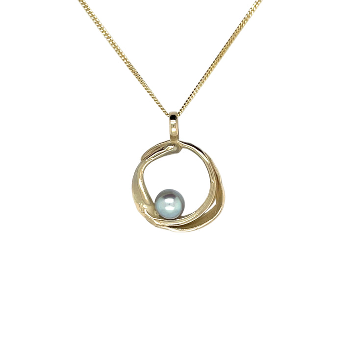 Hanger Ripple klein goud.