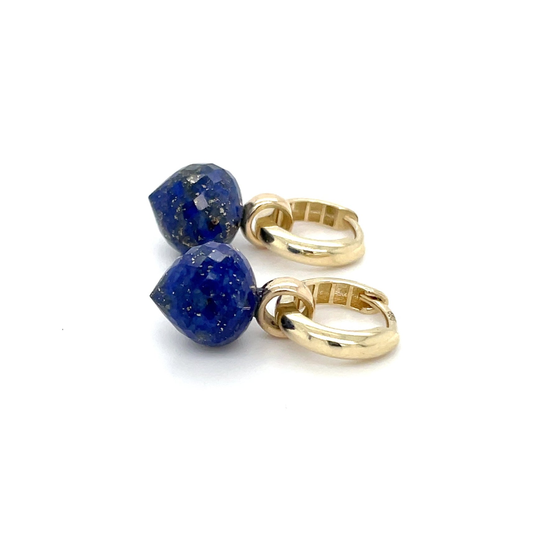 Gouden oorsieraden met Lapis Lazuli