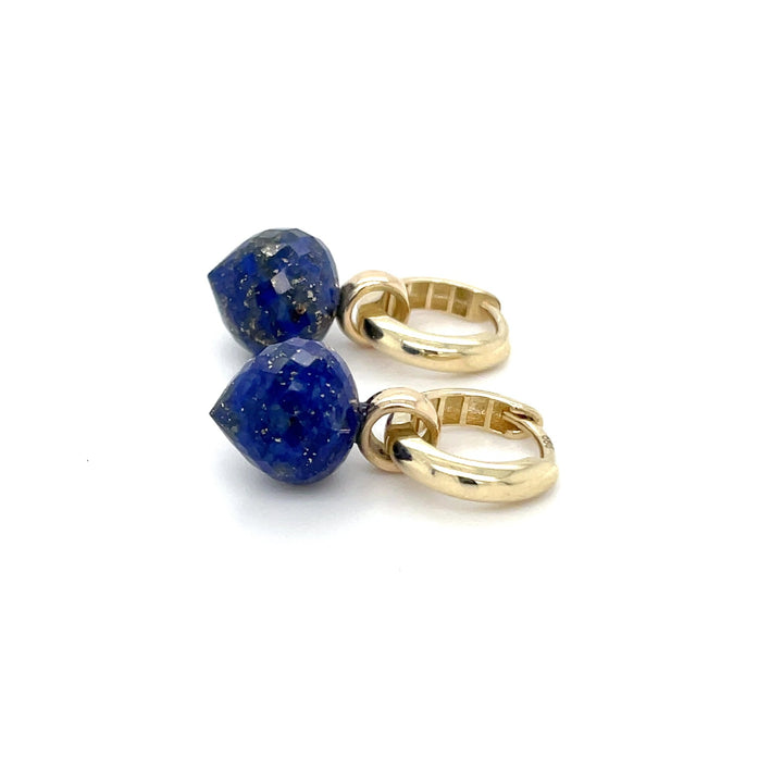 Gouden oorsieraden met Lapis Lazuli