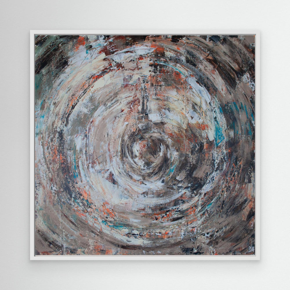 Eye of the Storm met een witte lijst.