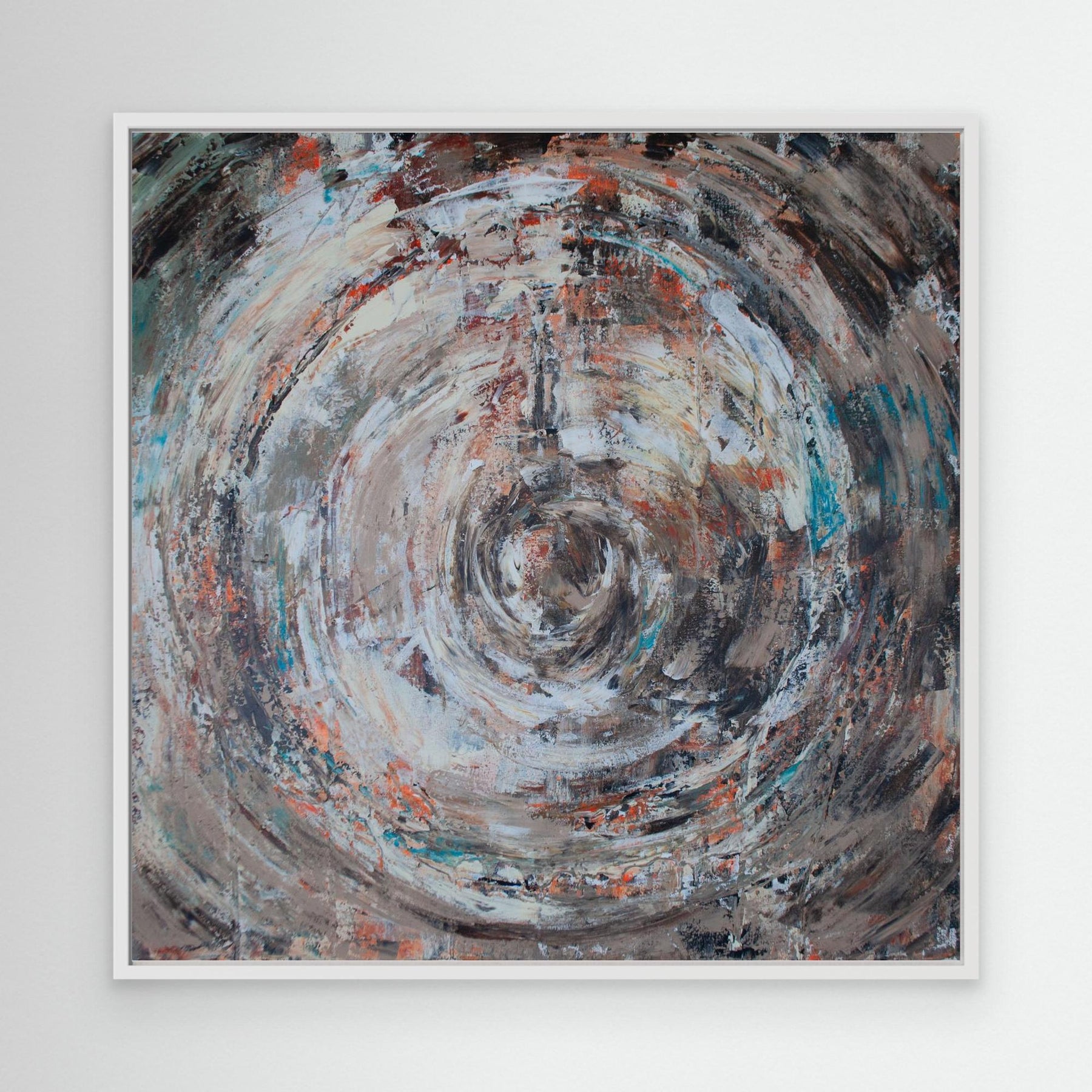 Eye of the Storm met een witte lijst.