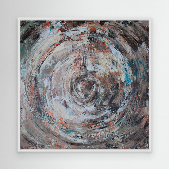 Eye of the Storm met een witte lijst.